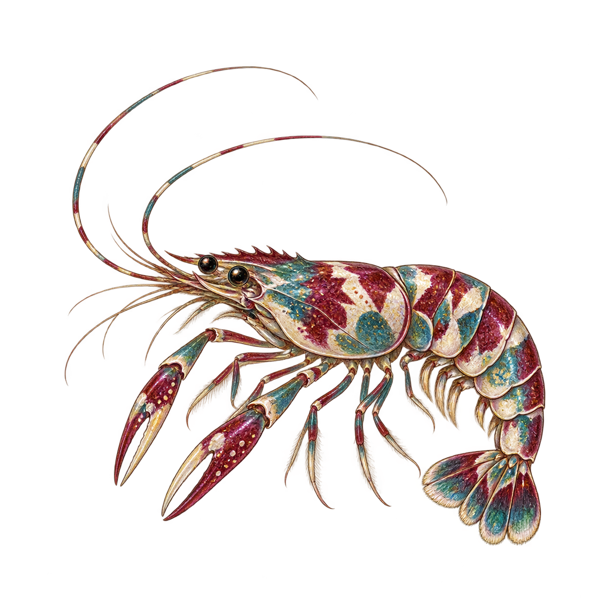 Harlequin River Prawn