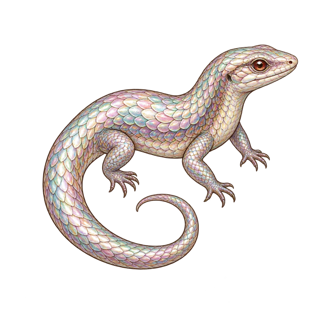 Pearlscale Skink